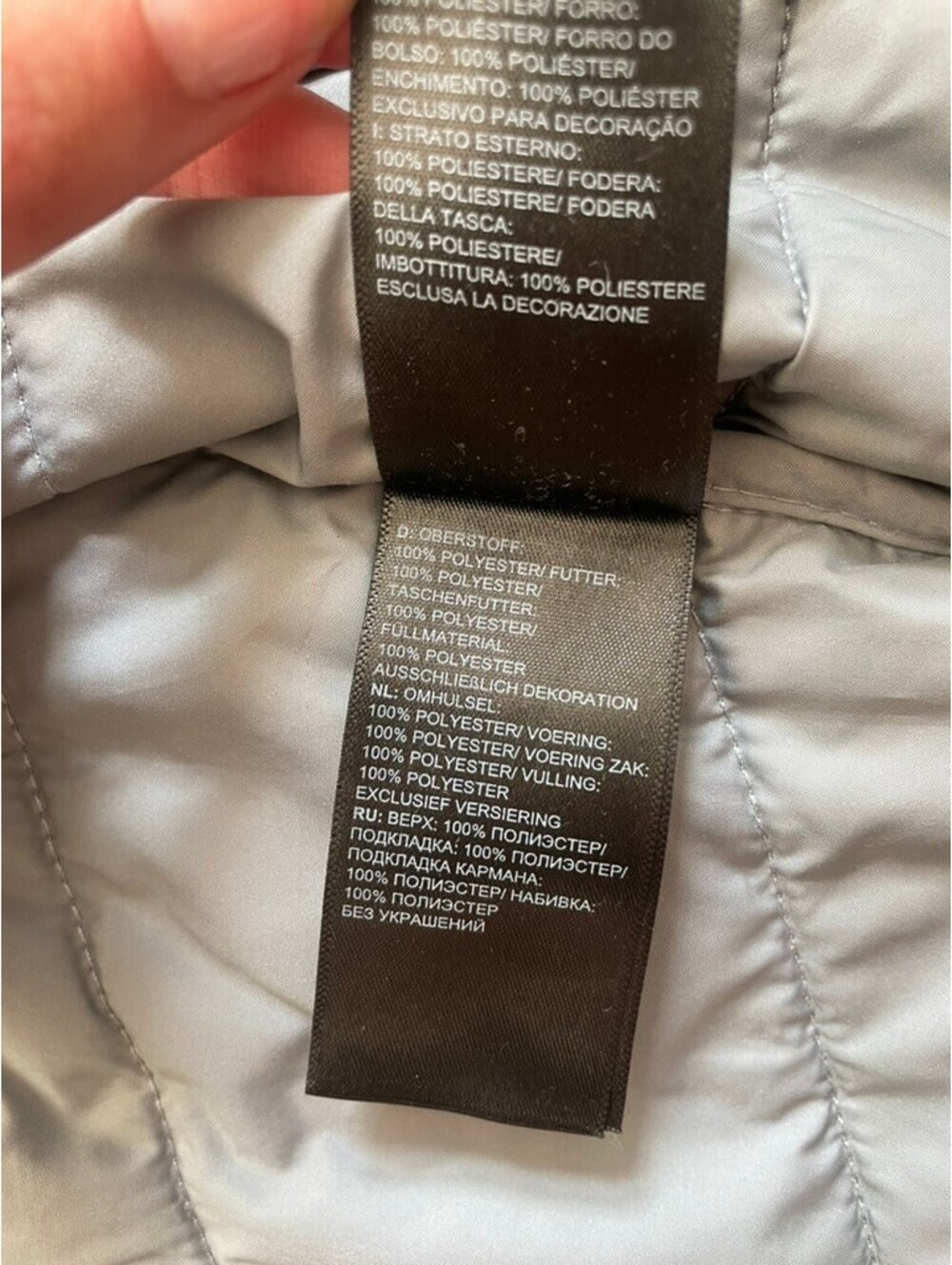 The North Face Women's Gray Quilted Puffer Jacket M - Picture 11 of 15